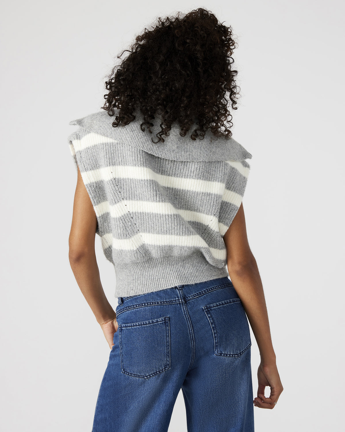EASTON Sweater Grey | Sleeveless Hooded Sweater
