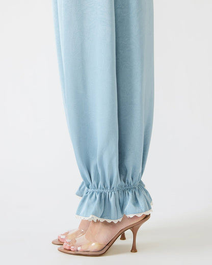 ROAN Dusty Blue Tie-Front Parachute Women's Pants
