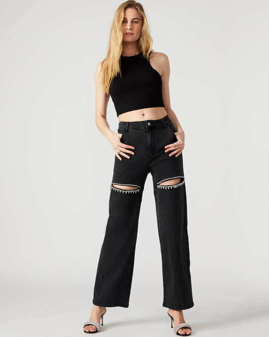 TAYLOR Jean Black Women's Cutout Jeans