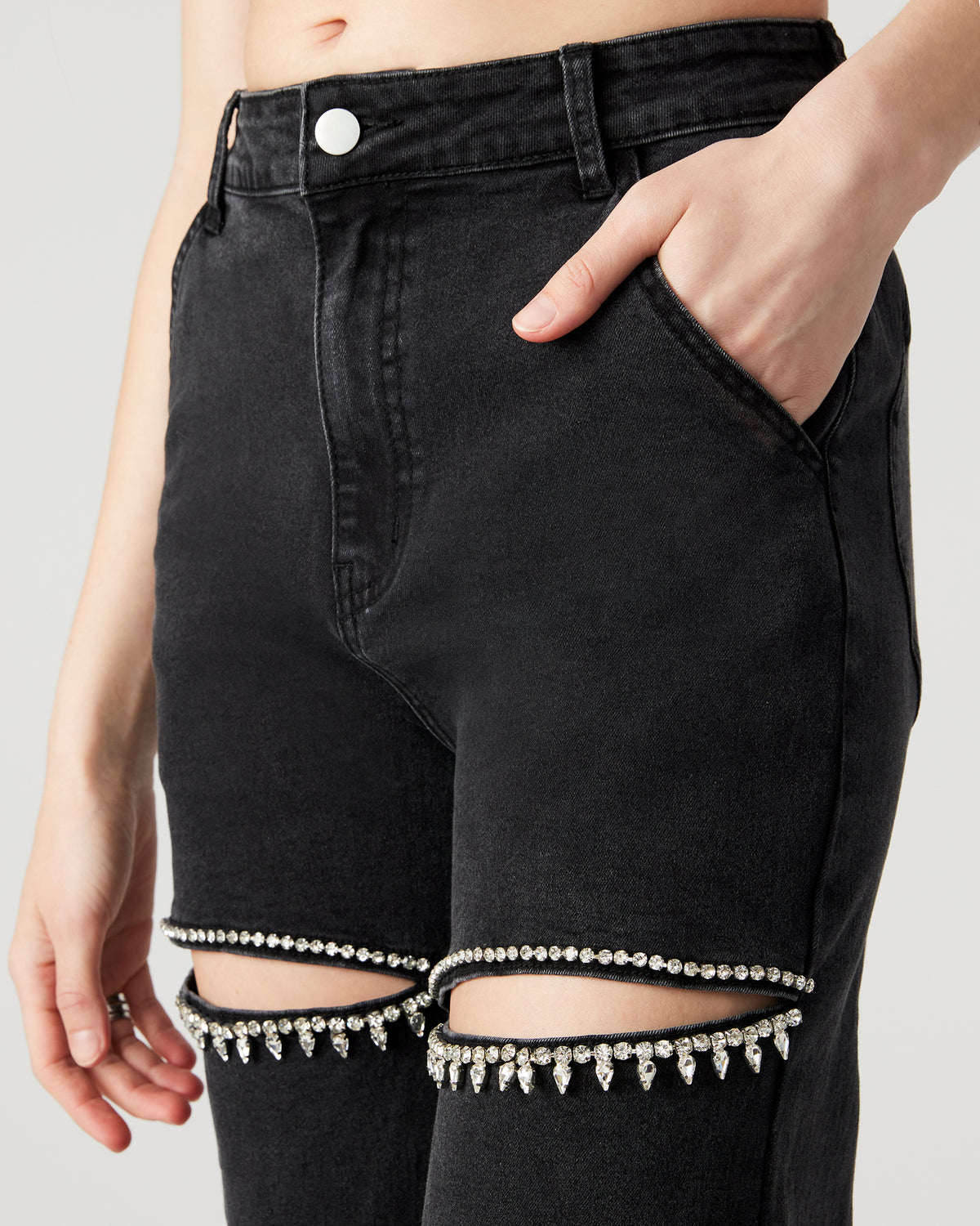 TAYLOR Jean Black Women's Cutout Jeans