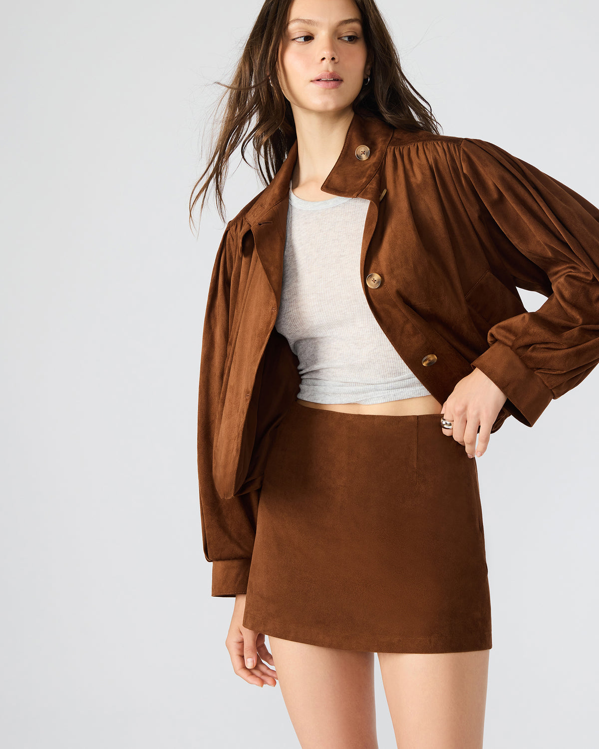 CINDI Skort Chicory Coffee Women's Mini Skort