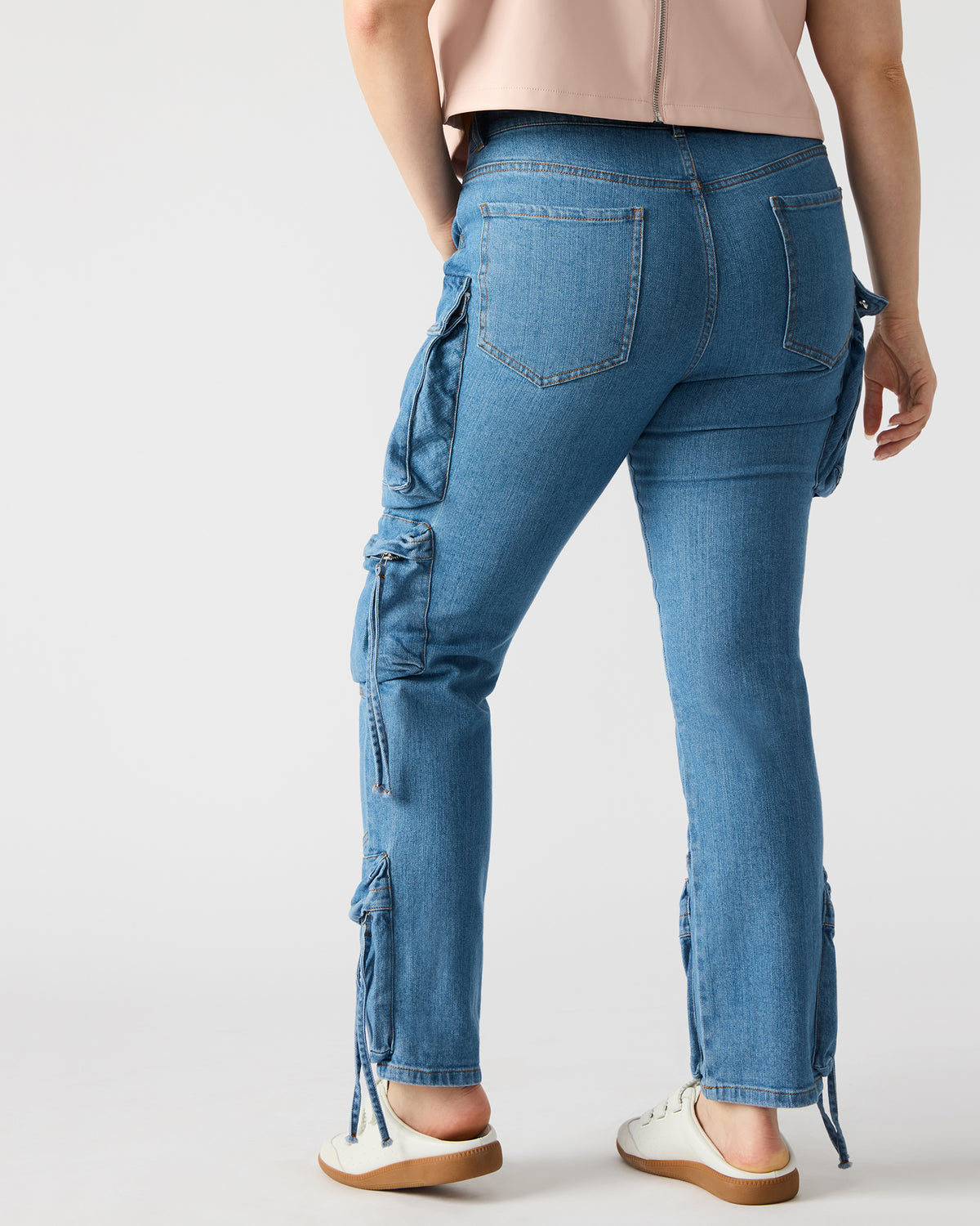 SKINNY DUO Denim Women's Skinny Cargo Pants