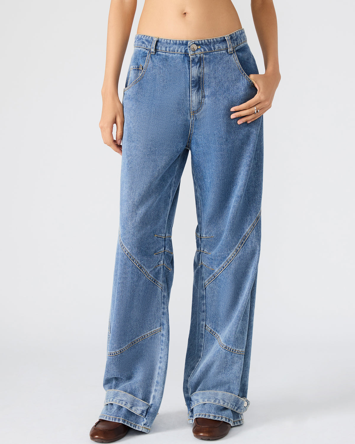 TRE Forever Blue Low-Rise Denim Women's Jeans
