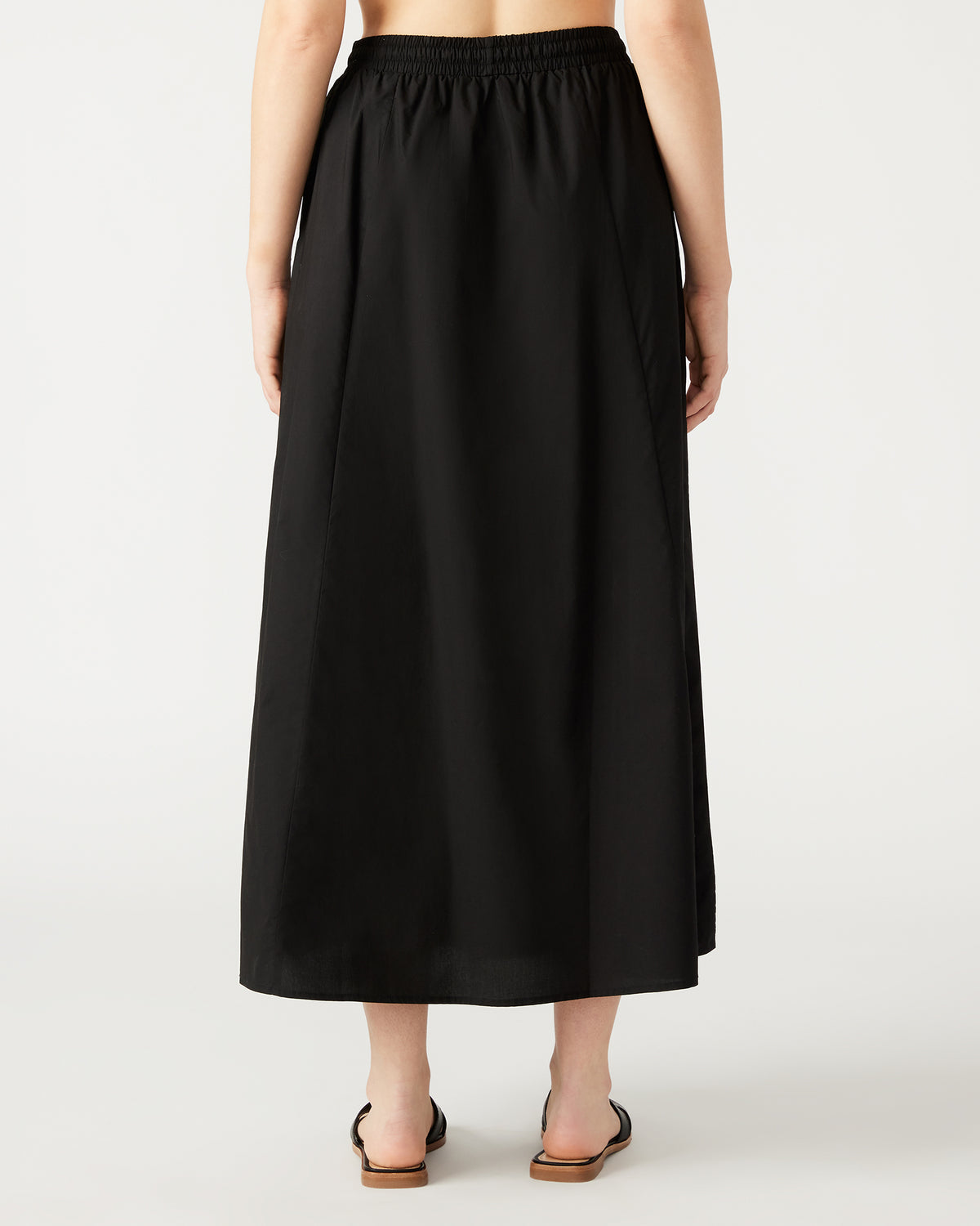 SUNNY Skirt Black | Women's A-Line Maxi Skirt