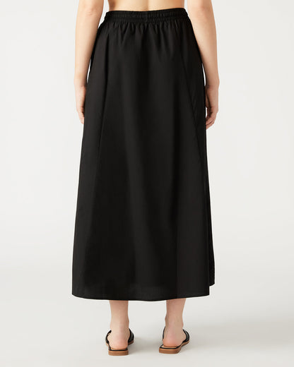 SUNNY Skirt Black | Women's A-Line Maxi Skirt