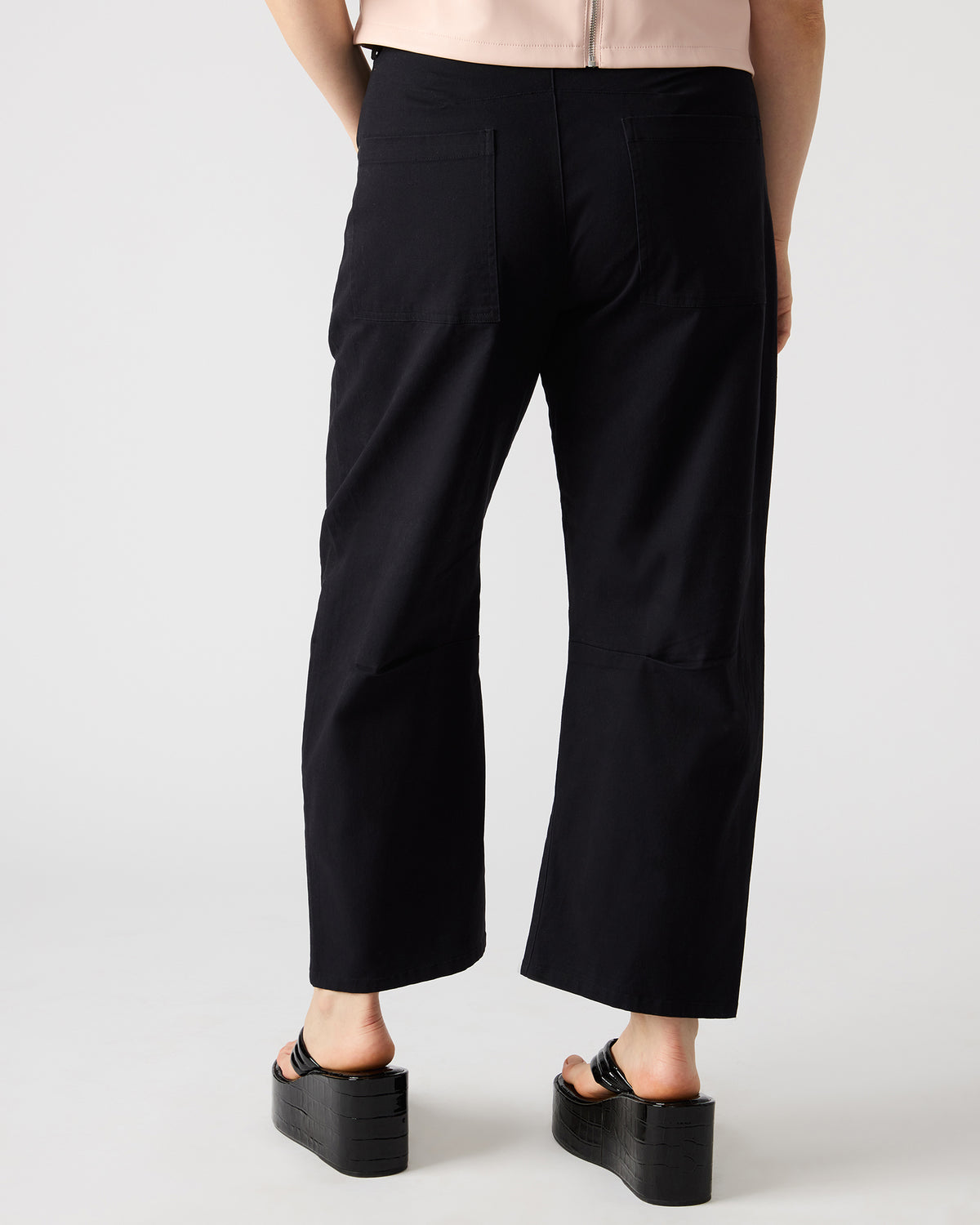 HANIEL Black Women's Barrel Leg Pant