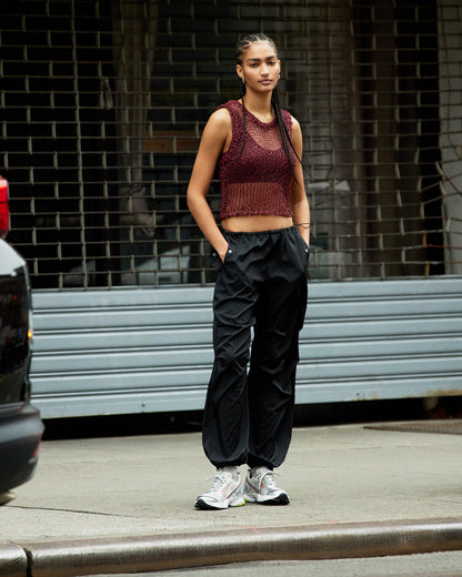 PIA Parachute Pant Black | Women's Adjustable Pants