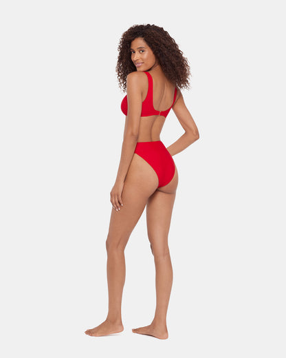 SLEEK 'N CHIC BIKINI BOTTOM Cherry Women's Cheeky Bikini Bottom