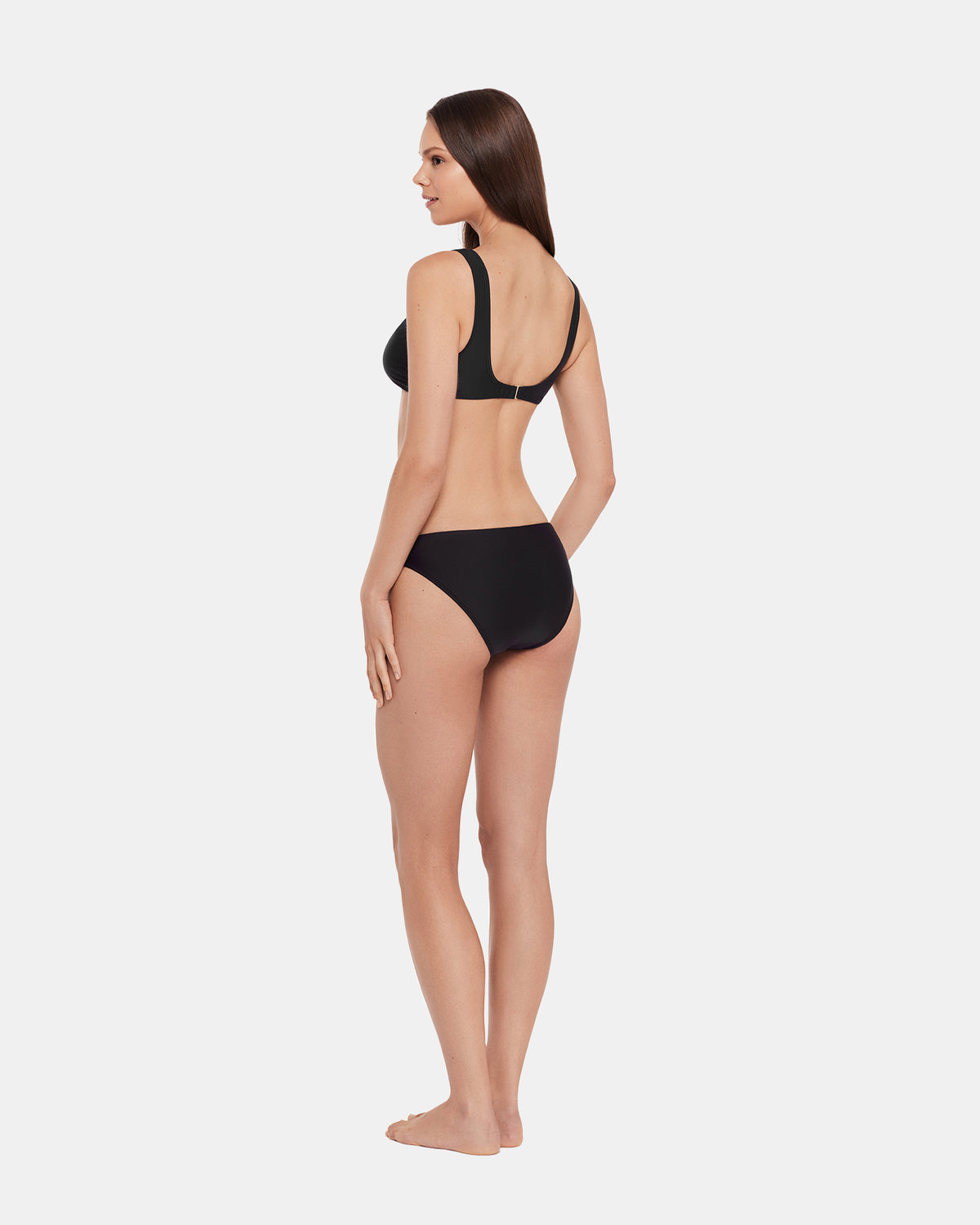 SLEEK 'N CHIC BIKINI TOP BLACK Women's Bikini Top