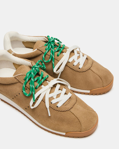 MIRAGE Sand Suede Women's Low-Top Sneaker