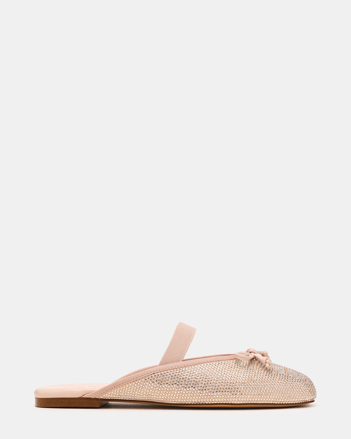 CUTESY Rhinestone Slip-On Ballet Mule Women's Flat