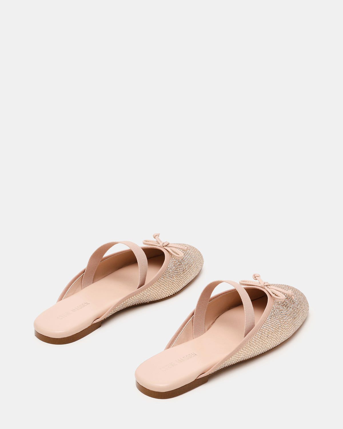 CUTESY Rhinestone Slip-On Ballet Mule Women's Flat